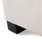 Quran Contemporary Fabric Club Chair with Sloped Arms