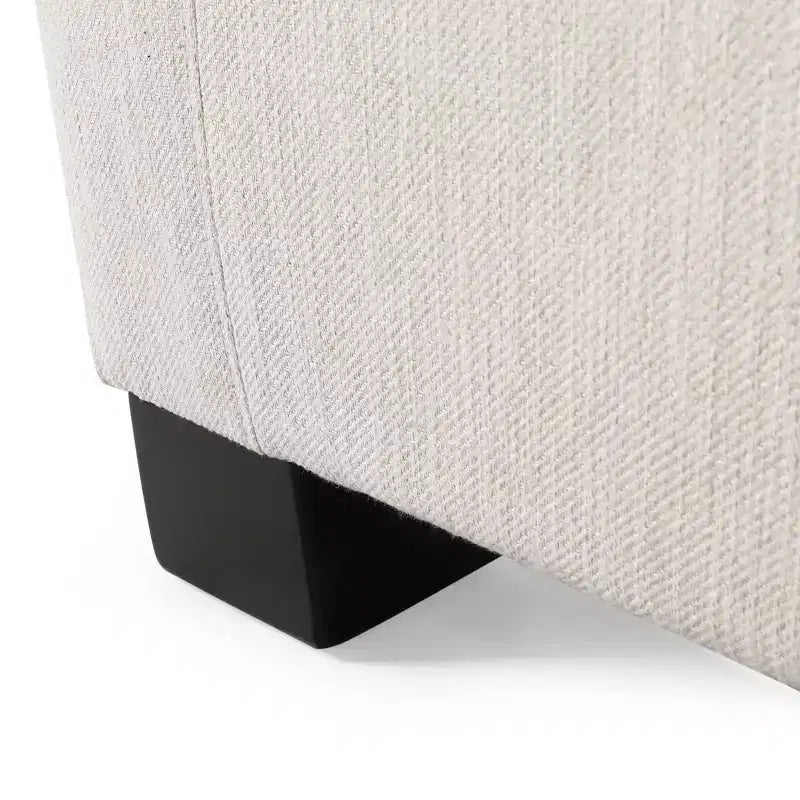 Quran Contemporary Fabric Club Chair with Sloped Arms