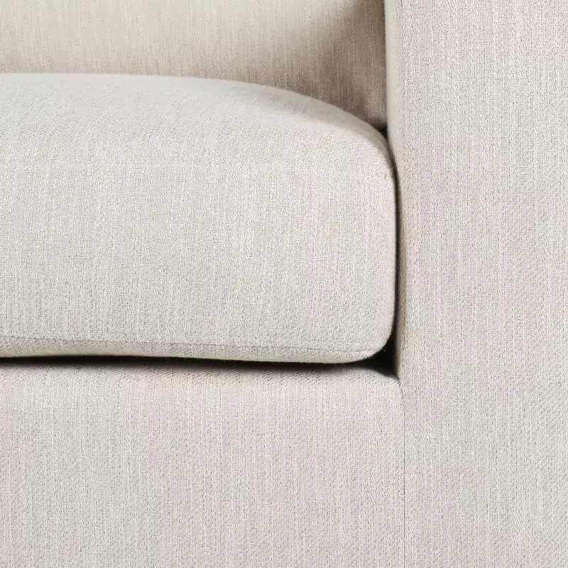 Quran Contemporary Fabric Club Chair with Sloped Arms