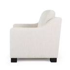 Quran Contemporary Fabric Club Chair with Sloped Arms