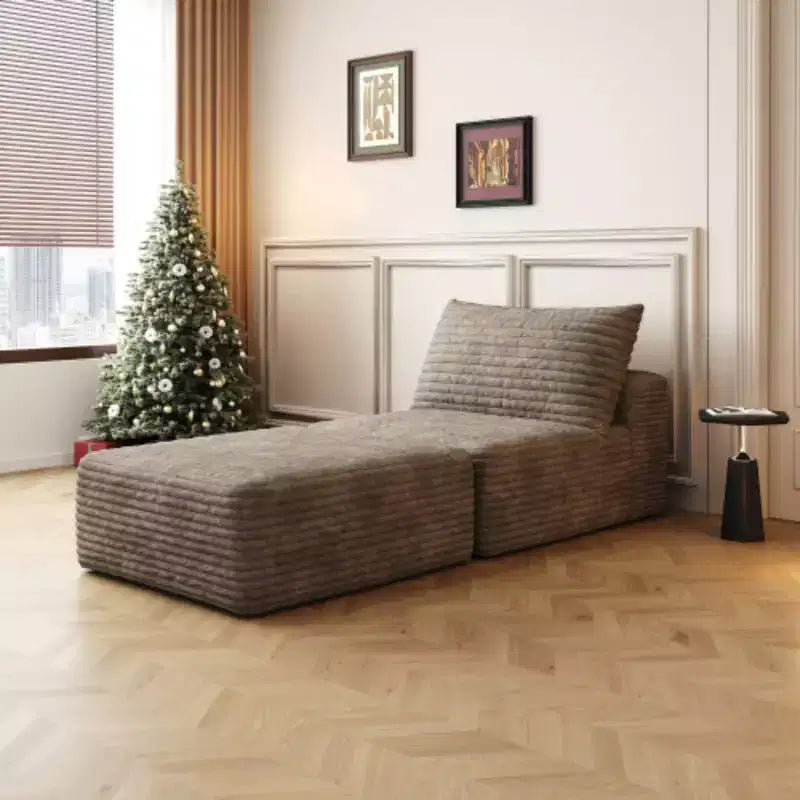66.9Sofa Bed, Convertible Sleeper Chair with Pillow,Back Support (Plush Corduroy Fabric)