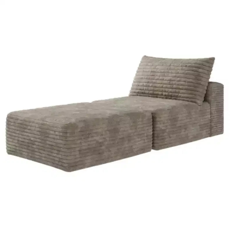 66.9Sofa Bed, Convertible Sleeper Chair with Pillow,Back Support (Plush Corduroy Fabric)