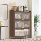 Metal Flip-Door Cabinet, Ample Storage, for Bedroom, Office, Living Room, Hallway, Entryway