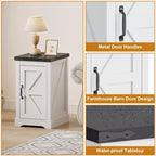 Rustic style drop-leaf side table Bedroom bedside table with adjustable shelves, suitable for modern bedside tables in both bedrooms and living rooms