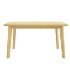 Mesa de comedor de madera rústica Crawford Farmhouse de 47 pulgadas