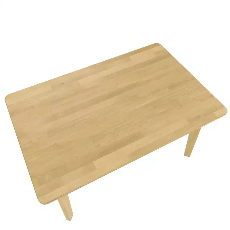 Mesa de comedor de madera rústica Crawford Farmhouse de 47 pulgadas