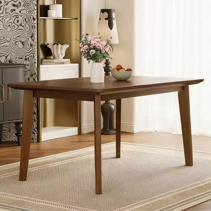 Mesa de comedor de madera rústica Crawford Farmhouse de 47 pulgadas