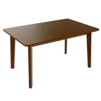 Mesa de comedor de madera rústica Crawford Farmhouse de 47 pulgadas
