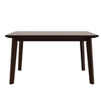 Mesa de comedor de madera rústica Crawford Farmhouse de 47 pulgadas