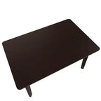 Mesa de comedor de madera rústica Crawford Farmhouse de 47 pulgadas