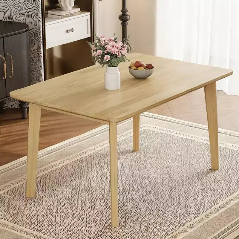 Mesa de comedor de madera rústica Crawford Farmhouse de 47 pulgadas