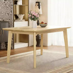 Mesa de comedor de madera rústica Crawford Farmhouse de 47 pulgadas