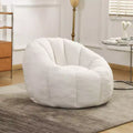 YOSIMFUR Bean Bag Chair, Bean Bag Sofa Chair with Armrests Stuffed High-Density Foam, Lazy Sofa Comfy Chairs BeanBag Chair for Adults in Living Room