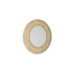 Signature Design by Ashley Briggsburg Coastal Wall Accent Mirror with Natural Water Hyacinth Frame