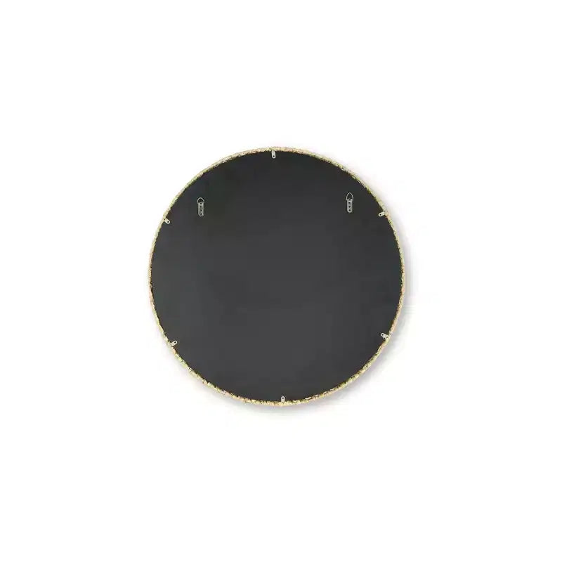 Signature Design by Ashley Briggsburg Coastal Wall Accent Mirror with Natural Water Hyacinth Frame