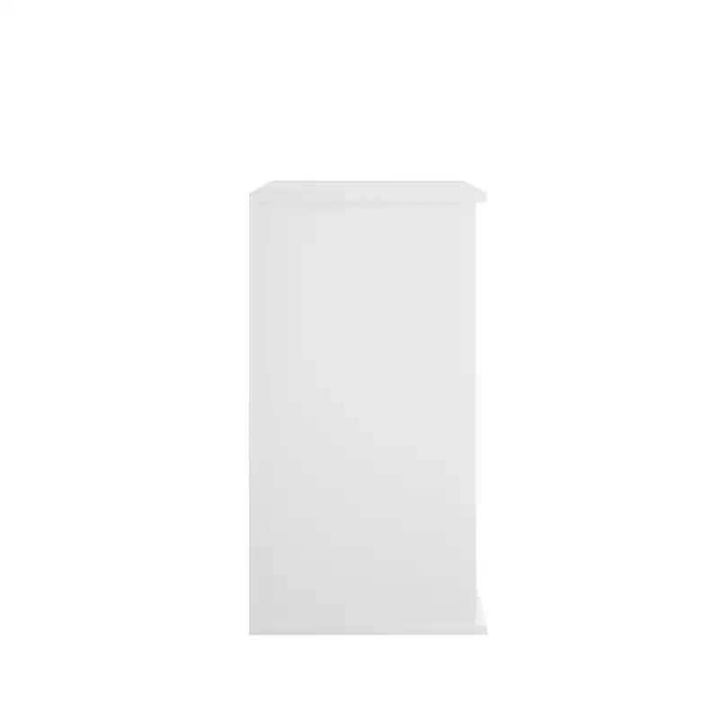 Kitchen Storage Cabinet with Double Doors, Adjustable Shelves, Modern White Sideboard Buffet for Dining Room or Living Room, Anti-Tip Kit