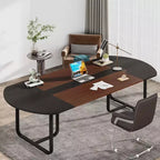 70.86 Modern Oval Executive Computer Desk