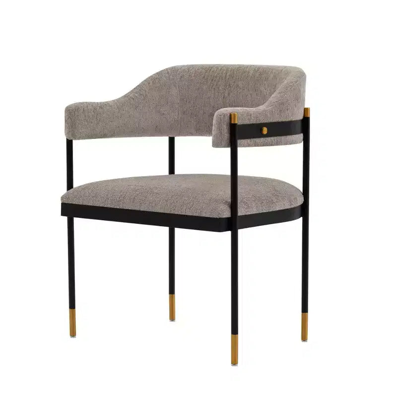 Lia Modern Boucle Upholstered Dining Armchair