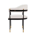 Lia Modern Boucle Upholstered Dining Armchair