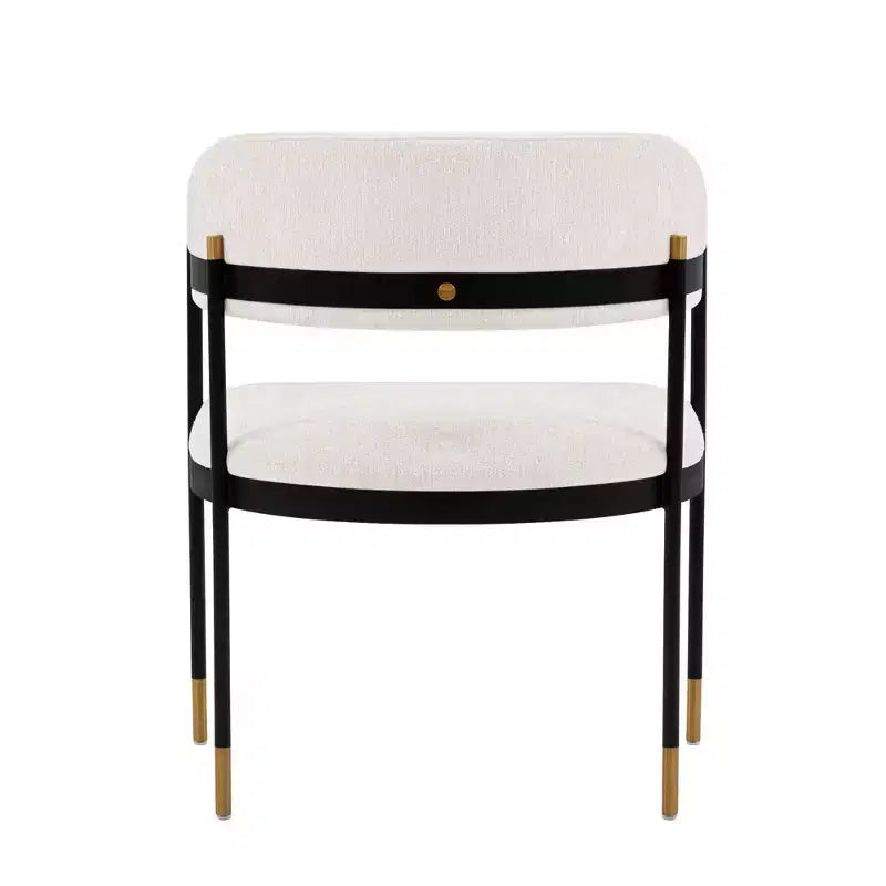 Lia Modern Boucle Upholstered Dining Armchair
