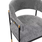 Lia Modern Boucle Upholstered Dining Armchair