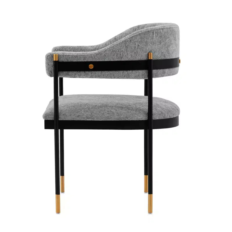 Lia Modern Boucle Upholstered Dining Armchair