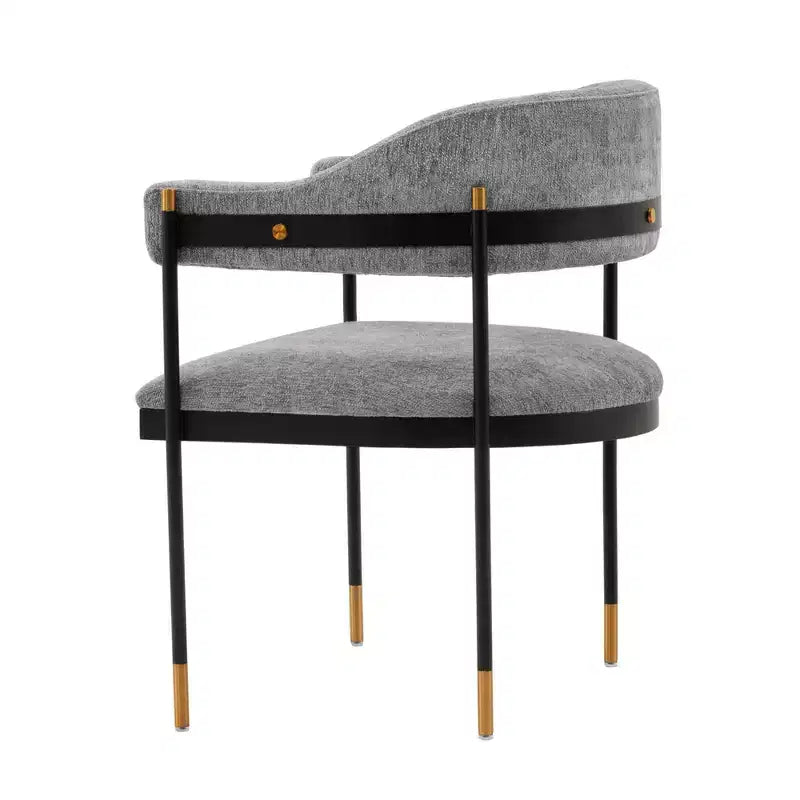 Lia Modern Boucle Upholstered Dining Armchair