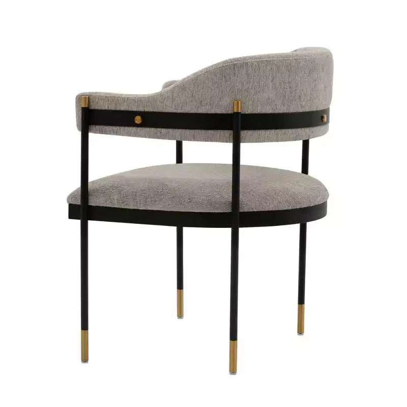 Lia Modern Boucle Upholstered Dining Armchair