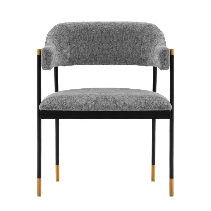 Lia Modern Boucle Upholstered Dining Armchair