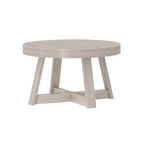 Mesa de centro redonda clásica de madera maciza, 30, mesa de granja para sala de estar