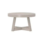Mesa de centro redonda clásica de madera maciza, 30, mesa de granja para sala de estar