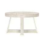 Mesa de centro redonda clásica de madera maciza, 30, mesa de granja para sala de estar