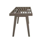 Entryway Bench, Solid Wood End of Bed Bench for Bedroom, Hallway, Porch, 56.25