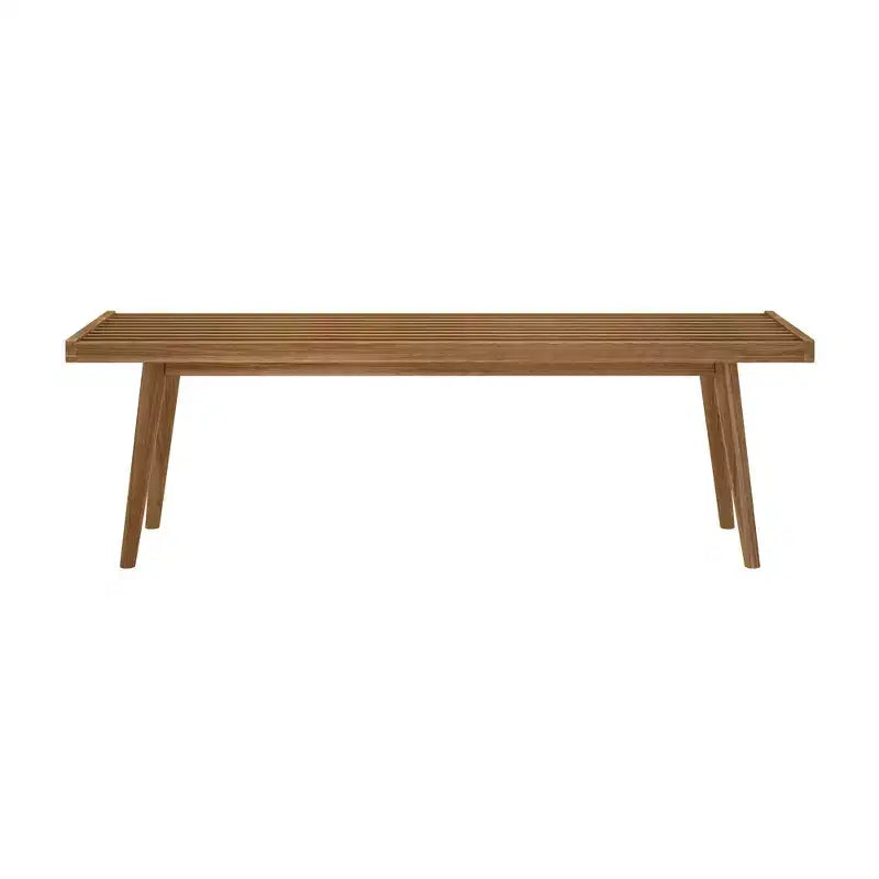 Entryway Bench, Solid Wood End of Bed Bench for Bedroom, Hallway, Porch, 56.25