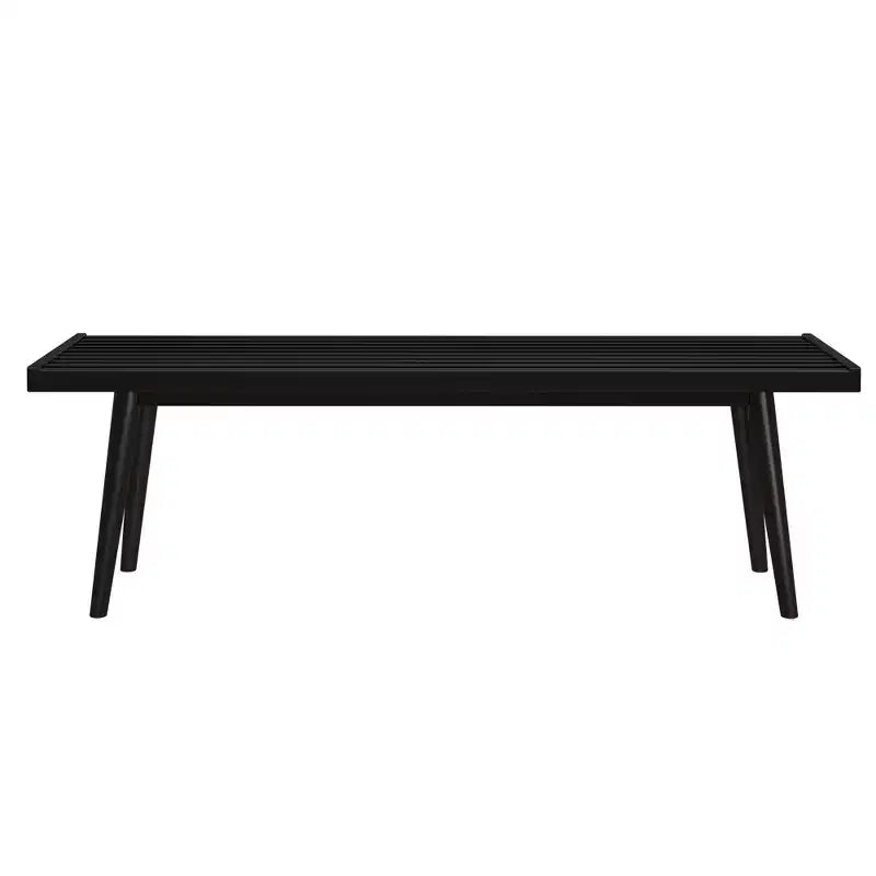 Entryway Bench, Solid Wood End of Bed Bench for Bedroom, Hallway, Porch, 56.25