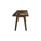 Entryway Bench, Solid Wood End of Bed Bench for Bedroom, Hallway, Porch, 56.25