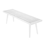 Entryway Bench, Solid Wood End of Bed Bench for Bedroom, Hallway, Porch, 56.25