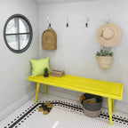 Entryway Bench, Solid Wood End of Bed Bench for Bedroom, Hallway, Porch, 56.25