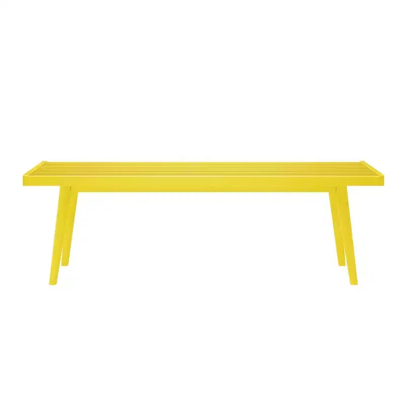 Entryway Bench, Solid Wood End of Bed Bench for Bedroom, Hallway, Porch, 56.25