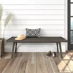 Entryway Bench, Solid Wood End of Bed Bench for Bedroom, Hallway, Porch, 56.25